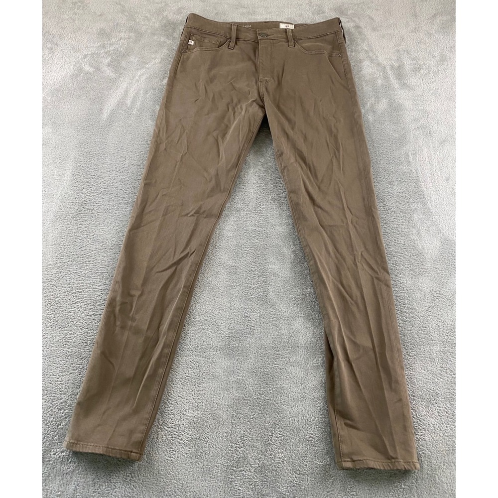 AG Adriano Goldschmied Farrah Skinny Ankle Brown High Rise Pants 29R LSS1777PORD